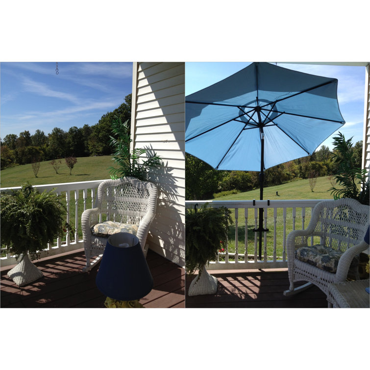 Arlmont & Co. Brian Patio Metal Mounted Umbrella Base & Reviews Wayfair